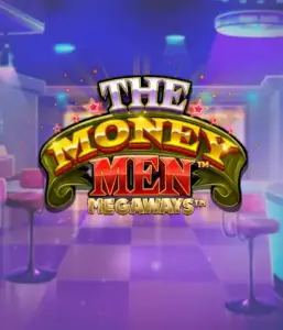 Dive into the dynamic world of The Money Men Megaways slot by Pragmatic Play, showcasing a vibrant logo with sparkling stars set against a stylish casino backdrop. This graphic conveys the energy and allure of casino gaming with its stunning colors and design. Great for gambling fans seeking Vegas-style excitement. 